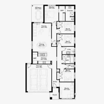 Dunhelen Estate - Greenvale - Lot 212 Floorplan