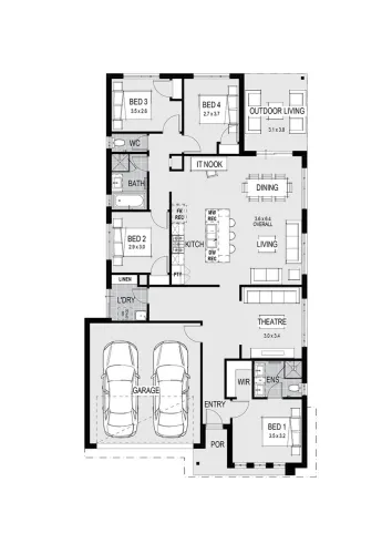 Everley Estate - Sunbury - Lot 6220 Floorplan