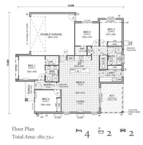 Fern View Estate - Bracken Ridge - Lot 206 Floorplan