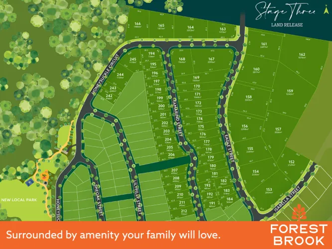 ForestBrook Estate - Collingwood Park - Lot 204 Release Map