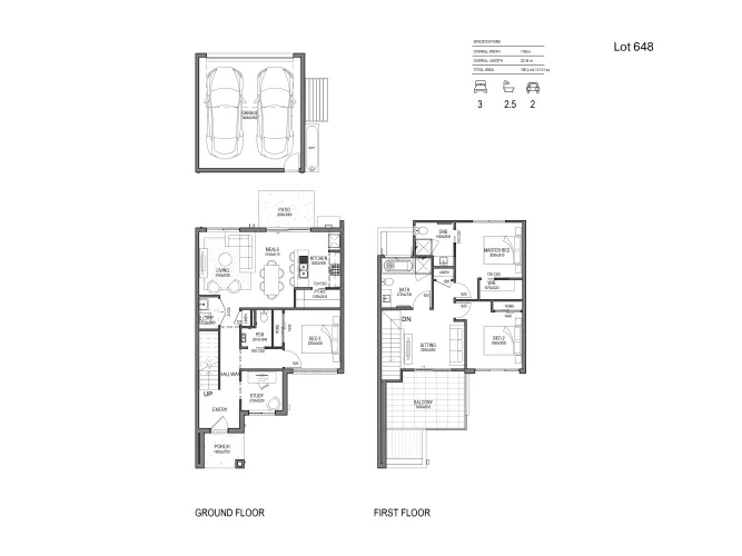 Glenvill Homes at Stockland Banksia - Armstrong Creek - Lot 648 Floorplan
