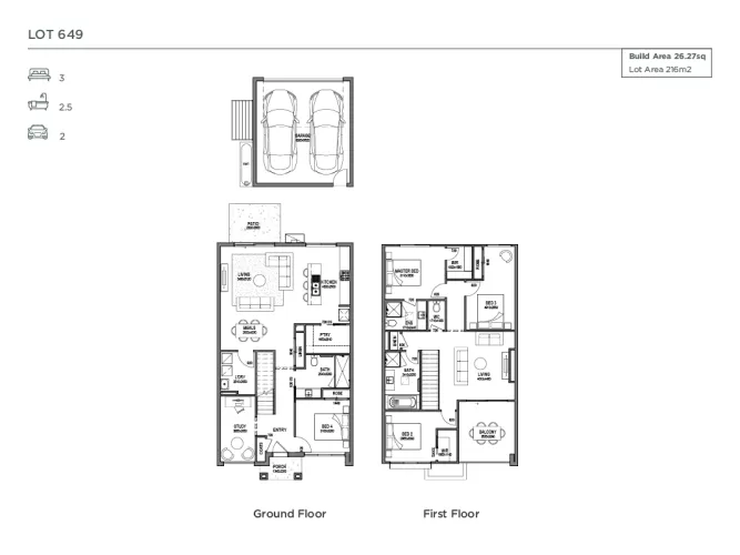 Glenvill Homes at Stockland Banksia - Armstrong Creek - Lot 649