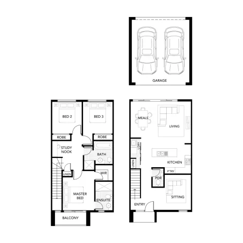 Habitas at Aurora Estate - Wollert - Lot 42 Floorplan