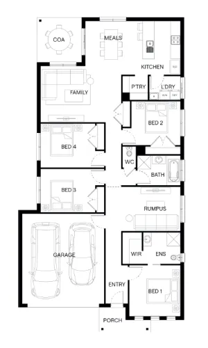 Heartford Estate - Donnybrook - Lot EV-133.1 Floorplan