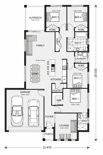 Heirloom Estate - Swan Hill - Lot 30 Floorplan
