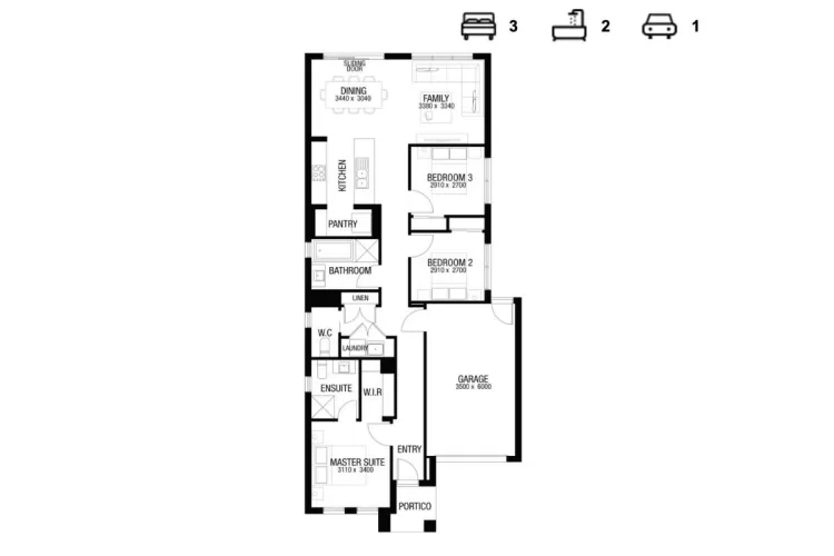 Heritage Estate - Moe - Lot 104 Floorplan