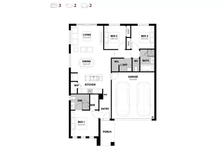 Heritage Estate - Moe - Lot 105 Floorplan