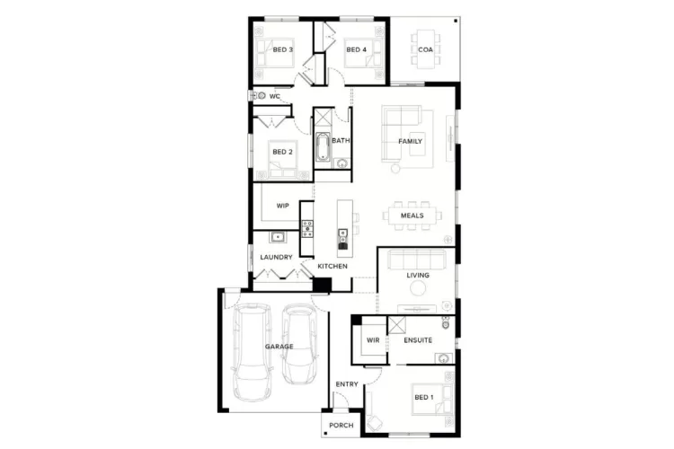 Heritage Estate - Moe - Lot 105 Floorplan