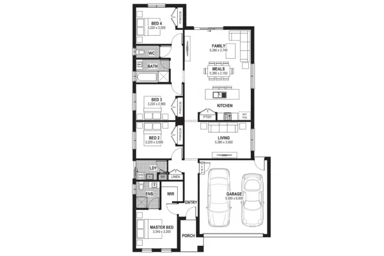 Heritage Estate - Moe - Lot 17 Floorplan