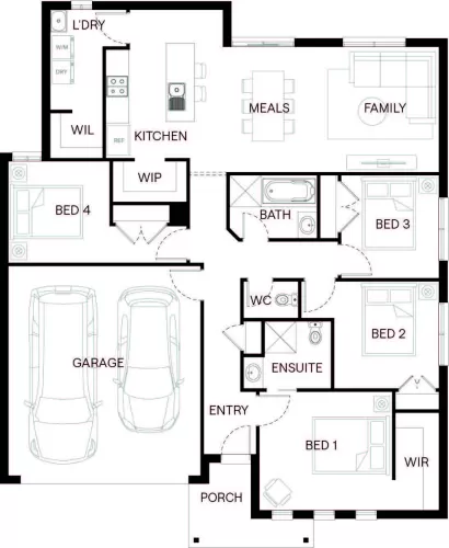 Kaylana Estate - Tarneit - Lot 211 Floorplan
