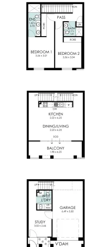 Kingslea Estate - Broadmeadows - Lot 224 & 225 Floorplan