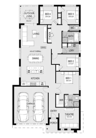Little Springs Estate - Deanside - Lot 425 Floorplan