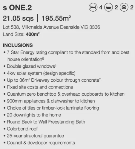 Little Springs Estate - Deanside - Lot 538