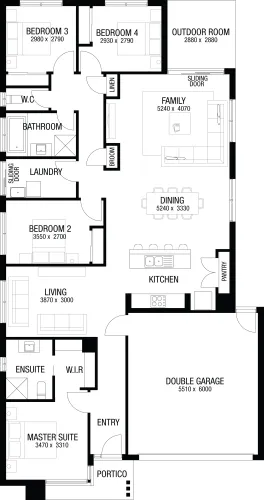 Lot 1026 Pacaya Street by Australian Building Company Floorplan
