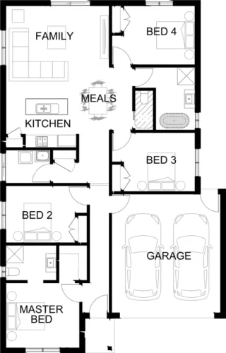 Lot 104 Parkers Grove Estate by Sherridon Homes Floorplan