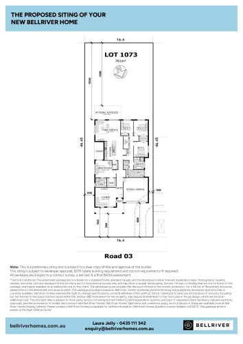 Lot 1073 Road 03 by Bellriver Homes