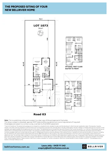 Lot 1073 Road 03 by Bellriver Homes