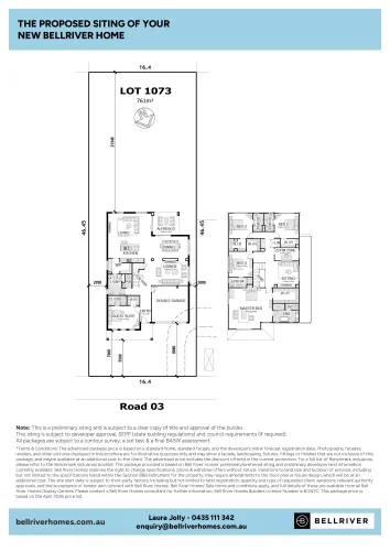 Lot 1073 Road 03 by Bellriver Homes