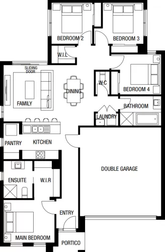 Lot 1111 Camowen Cresent by Metricon Homes Floorplan