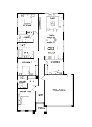 Lot 1122 Postmaster Way by Metricon Homes Floorplan