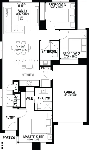 Lot 1123 Tangerine Terrace by Australian Building Company Floorplan