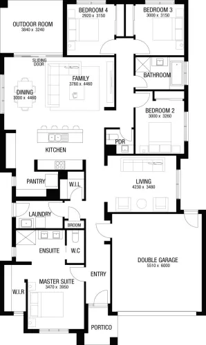 Lot 1124 Postmaster Way by Metricon Homes Floorplan