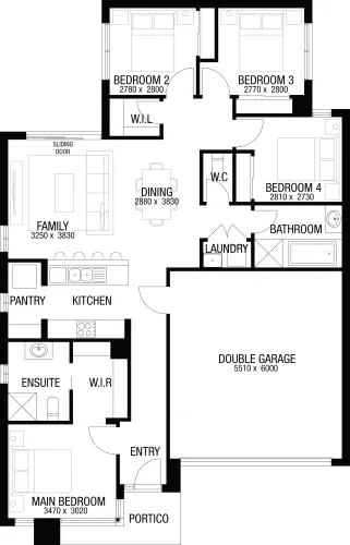 Lot 1124 Tangerine Terrace by Australian Building Company Floorplan