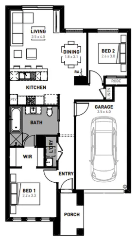 Lot 11551 Newman Circuit by Homebuyers Centre VIC Floorplan