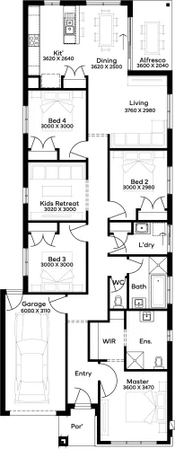 Lot 12 Currency Close by Simonds Homes Floorplan