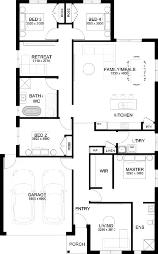 Lot 2014 Hunting Dr by Sherridon Homes Floorplan