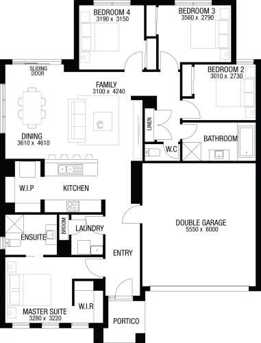 Lot 210 Allhallows Sreet by Metricon Homes Floorplan