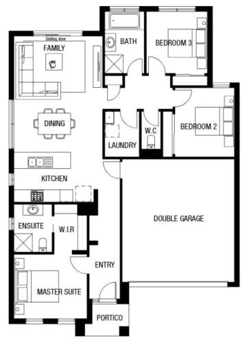 Lot 222 Allhallows Street by Metricon Homes Floorplan
