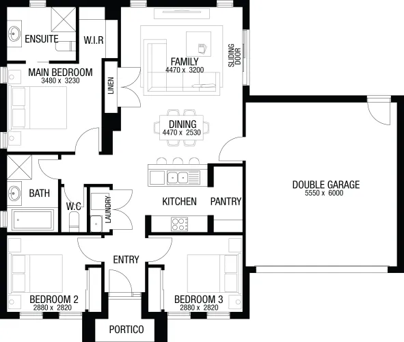Lot 224 Allhallows Street by Metricon Homes Floorplan