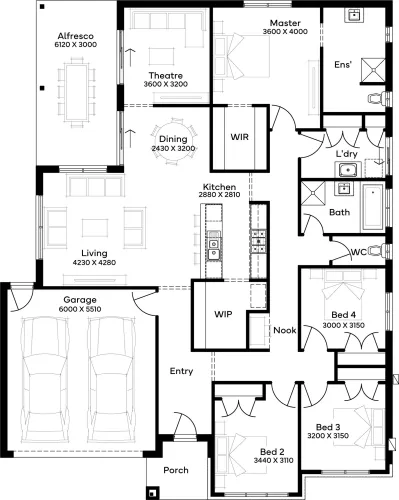 Lot 225 Sherbrooke Loop by Simonds Homes Floorplan