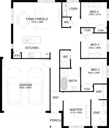 Lot 2648 Punt Way by Sherridon Homes Floorplan