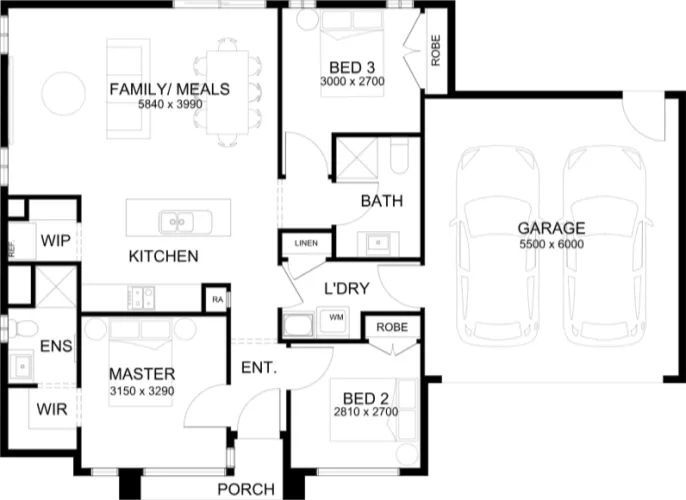 Lot 3 Dianella Pl by Sherridon Homes Floorplan