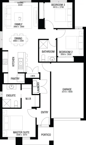 Lot 338 Shakeal Way by HomeSolution by Metricon Floorplan