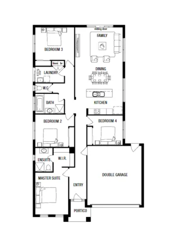 Lot 905 Sproat Street by Metricon Homes Floorplan