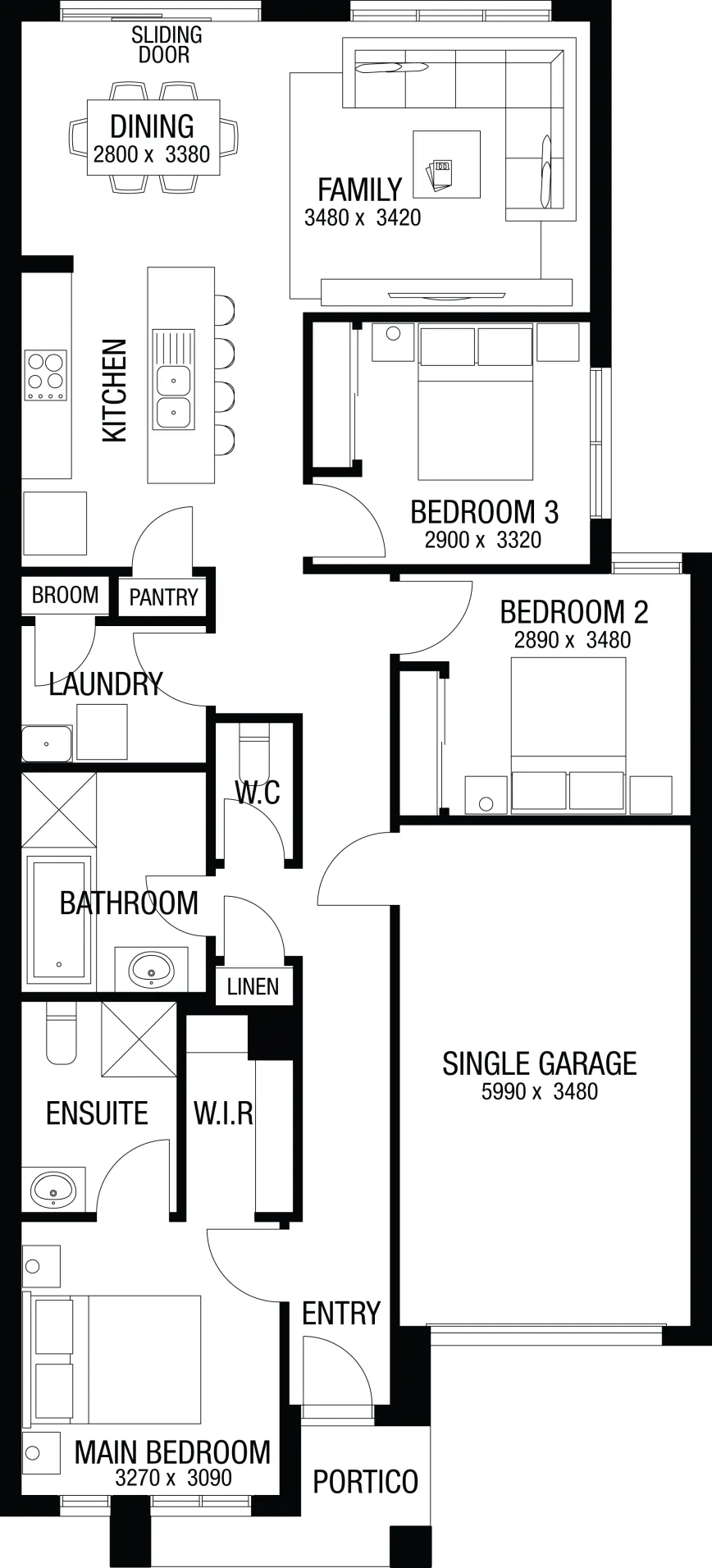 Lot 104 Souffle Road by HomeSolution by Metricon Floorplan