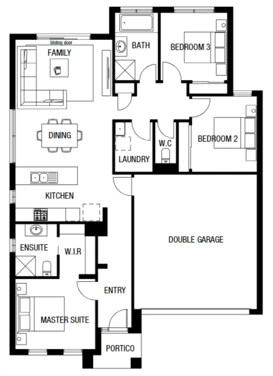 Lot 110 Baileyana Road by Metricon Homes Floorplan