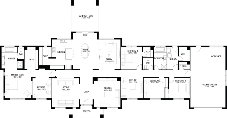 Lot 18 Floreat Court by Metricon Homes Floorplan