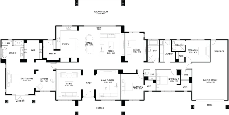 Lot 4 Lawson Road by Metricon Homes Floorplan