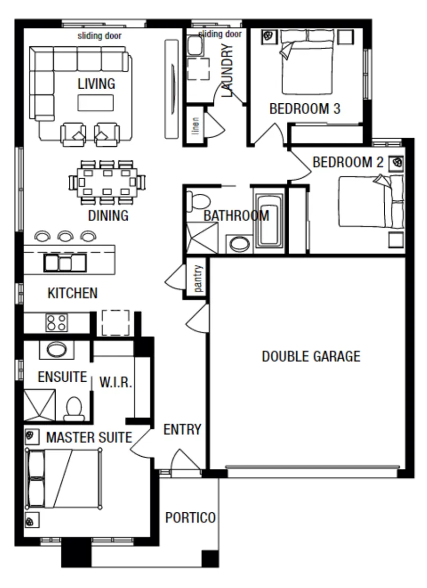 Lot 5 Honeyeater Way by Metricon Homes Floorplan