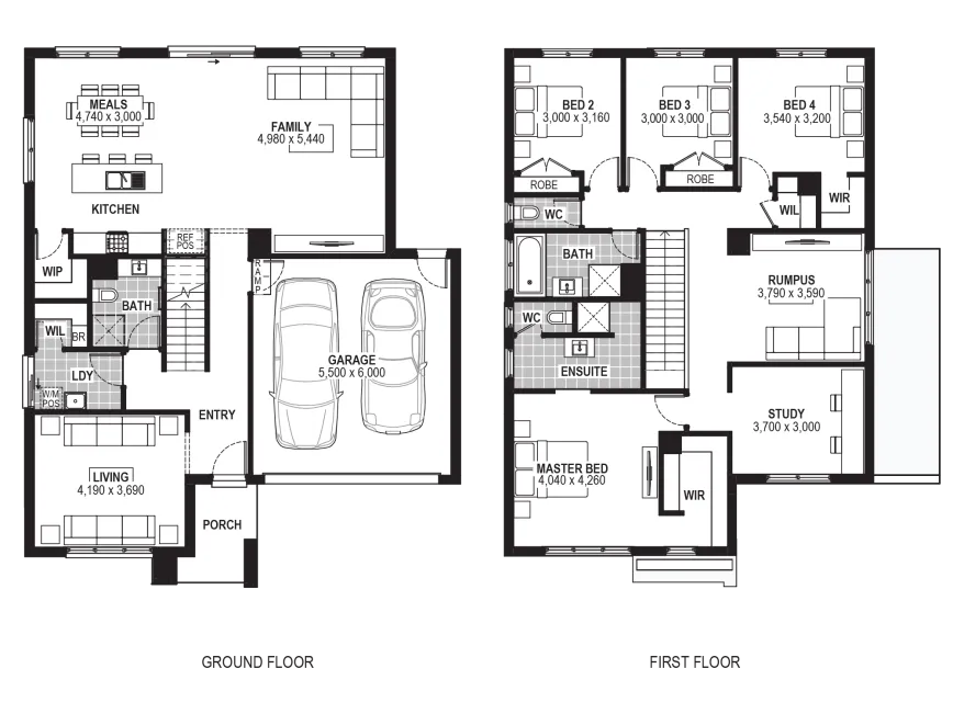 Lot 6130 Hanoverian Street by JG King Homes Floorplan