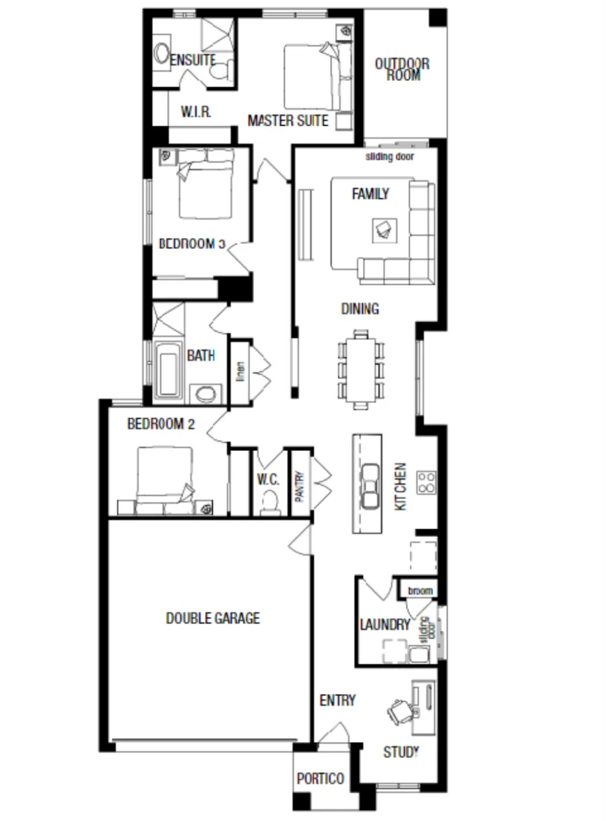 Lot 641 Louden Drive by Metricon Homes Floorplan