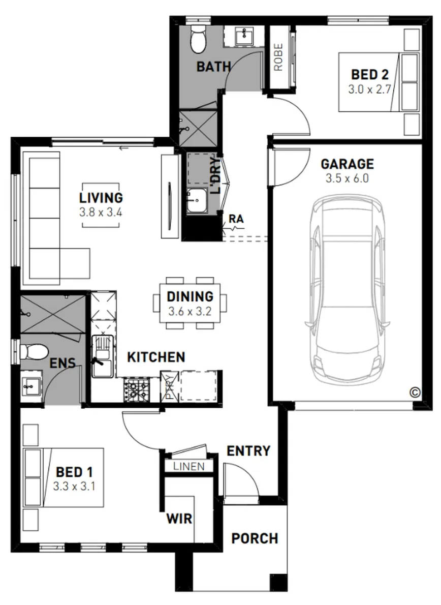 Lot 6908 Cassiopeia Road by Homebuyers Centre VIC Floorplan