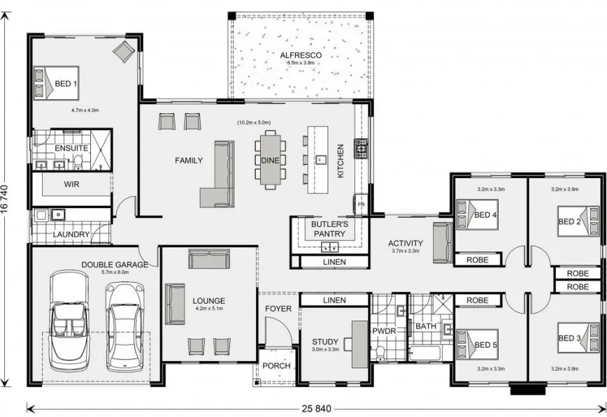 Lot 174 Adare Road Floorplan