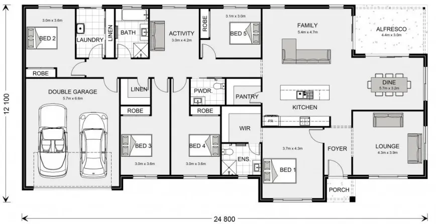 Lot xxx Beckey Road Floorplan