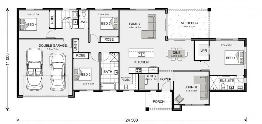 Lot XXX Laidley - Plainland Road Floorplan