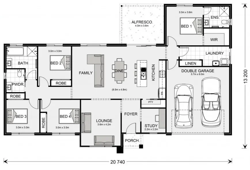 Lot xx Laidley - Plainland Road Floorplan